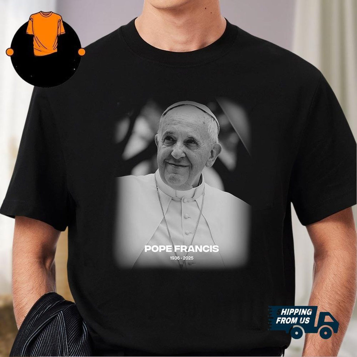 Pope Francis Comfort Colors Shirt, Religious T-Shirt, Francis 1936-2025 Shirt, Christian Women Men Tee, Rip Pope Francis Shirt