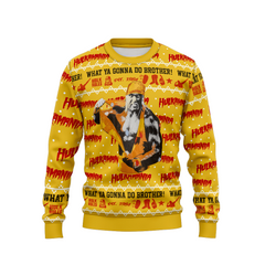 Hulk Hogan Light Up Ugly Christmas Sweater