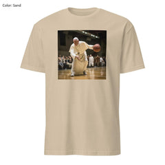 The pope basketball pose tshirt, Funny meme Pope Francis basketballing aura