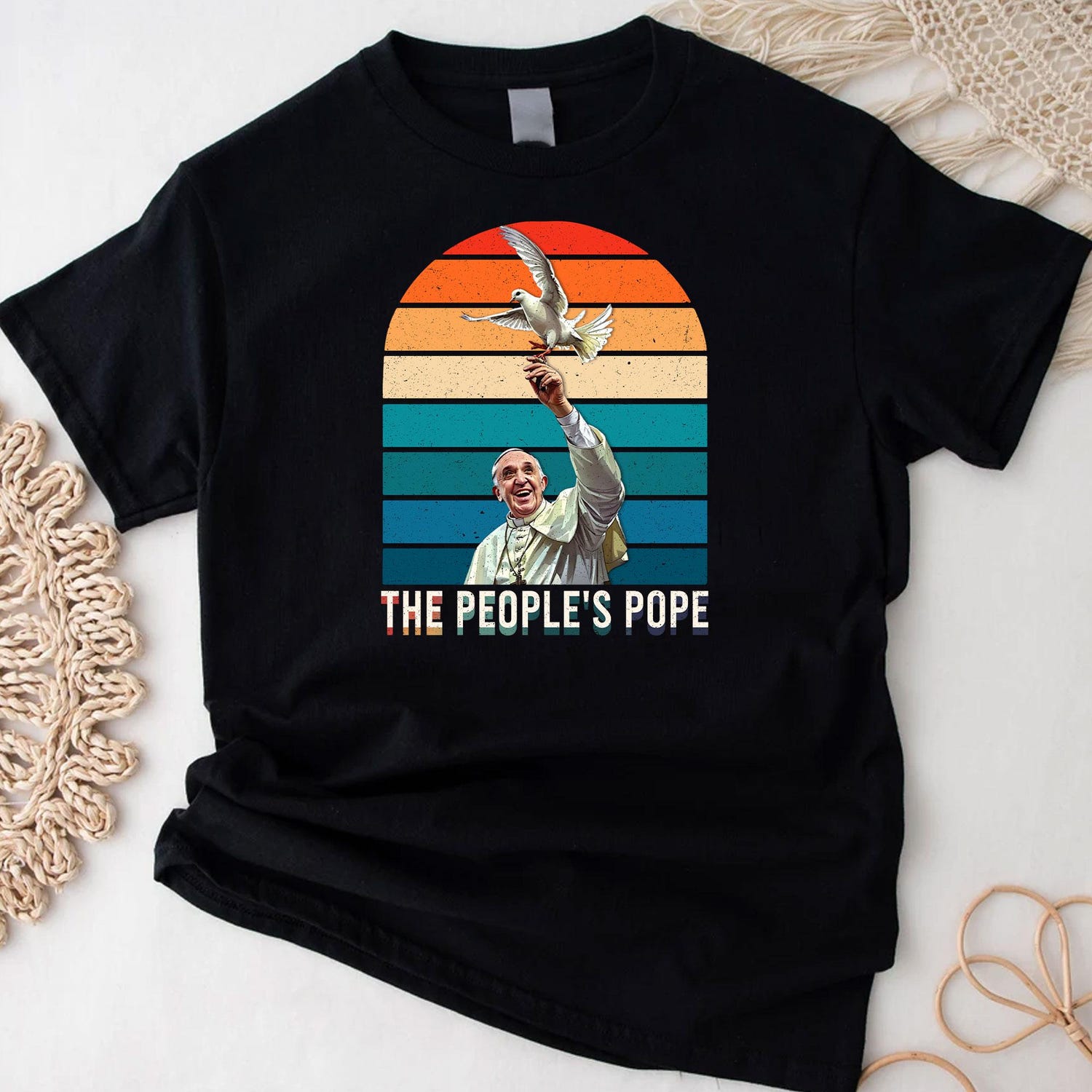 Pope Francis Shirt, The People's Pope Shirt, Vatican Catholic, Religious Gift, Commemorative Shirt, Christian Quote Tee, Gift for Him, Her