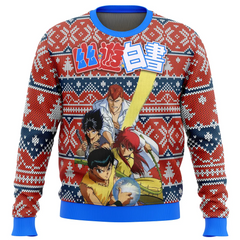 Ghost Fighter YuYu Hakusho Alt Ugly Christmas Sweater