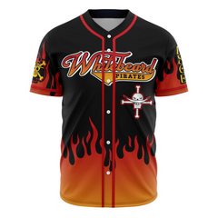 Whitebeard Pirates Ace One Piece Baseball Jersey