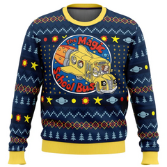 Wahoo The Magic School Bus Ugly Christmas Sweater