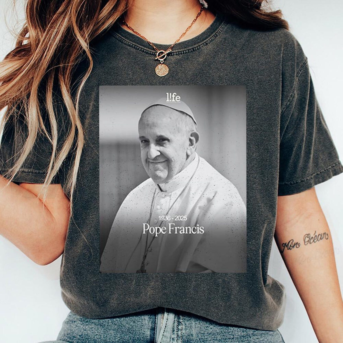 Rest In Peace Pope Francis Shirt, In Loving Memory Tee, RIP Pope Shirt, Catholic Commemorative Top, Rest In Peace Pope Francis