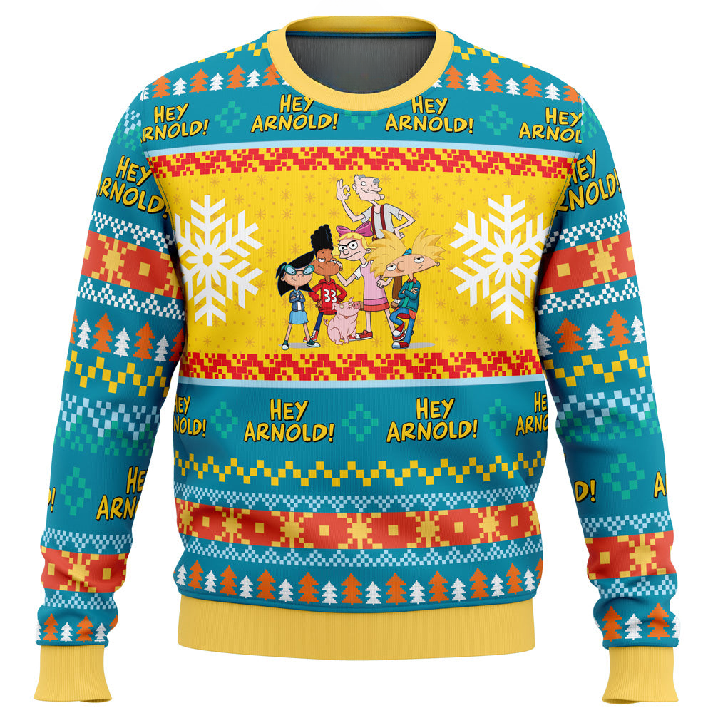 Christmas Hey Arnold! Nickelodeon Ugly Christmas Sweater