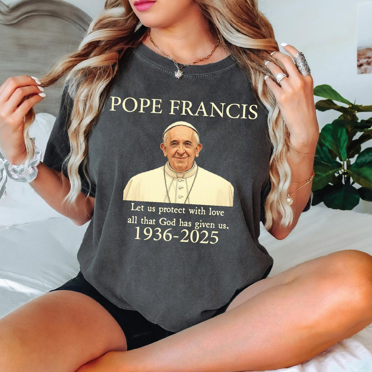 Pope Francis Shirt, Memorial Tribute Tee 1936-2025, RIP Pope Francis, God Bless Pope Francis T , Pray For Pope Francis Shirt, Vatican Shirt