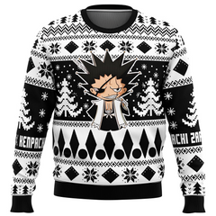 Chibi Kenpachi Zaraki Bleach Ugly Christmas Sweater