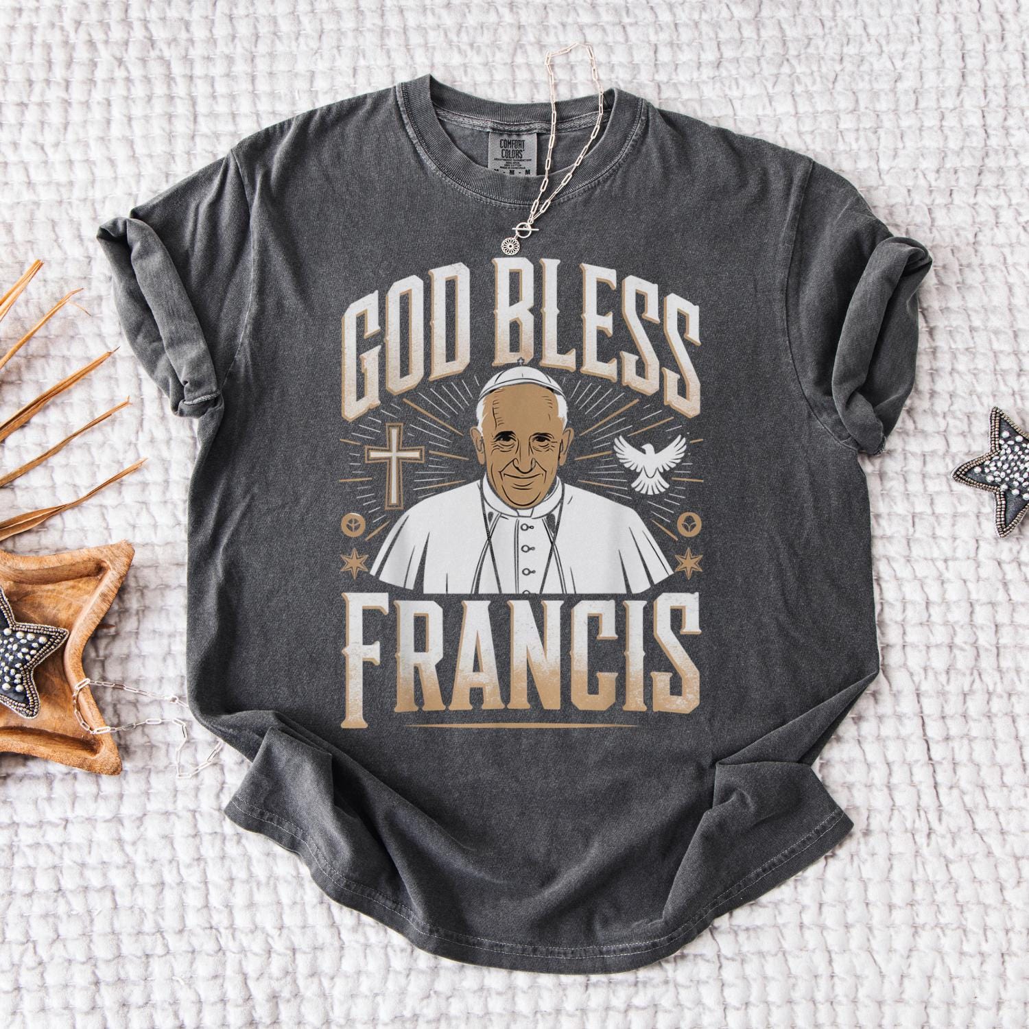 Pope Francis Memorial Shirt, RIP Pope Francis, Catholic Gift, Catholic Shirt, Religious Shirt, Tribute Pope Francis Shirt, Faith Shirt