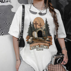 Rolling Stones Comfort Color Shirt, He Is Risen Shirt, Easter Christian Shirt, Funny Christian Shirt Designs, Trending Shirt