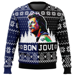 Bon Jovi Ugly Christmas Sweater