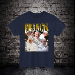 Pope Francis Retro 90's Shirt, Pope Francis Homage Tshirt, Pope Francis Bootleg Tees, Pope Francis Vintage T-Shirt, Pope Francis Gift Merch