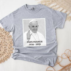 RIP Pope Francis Shirt - 1936 2025 - God Bless Pope Francis T Shirt