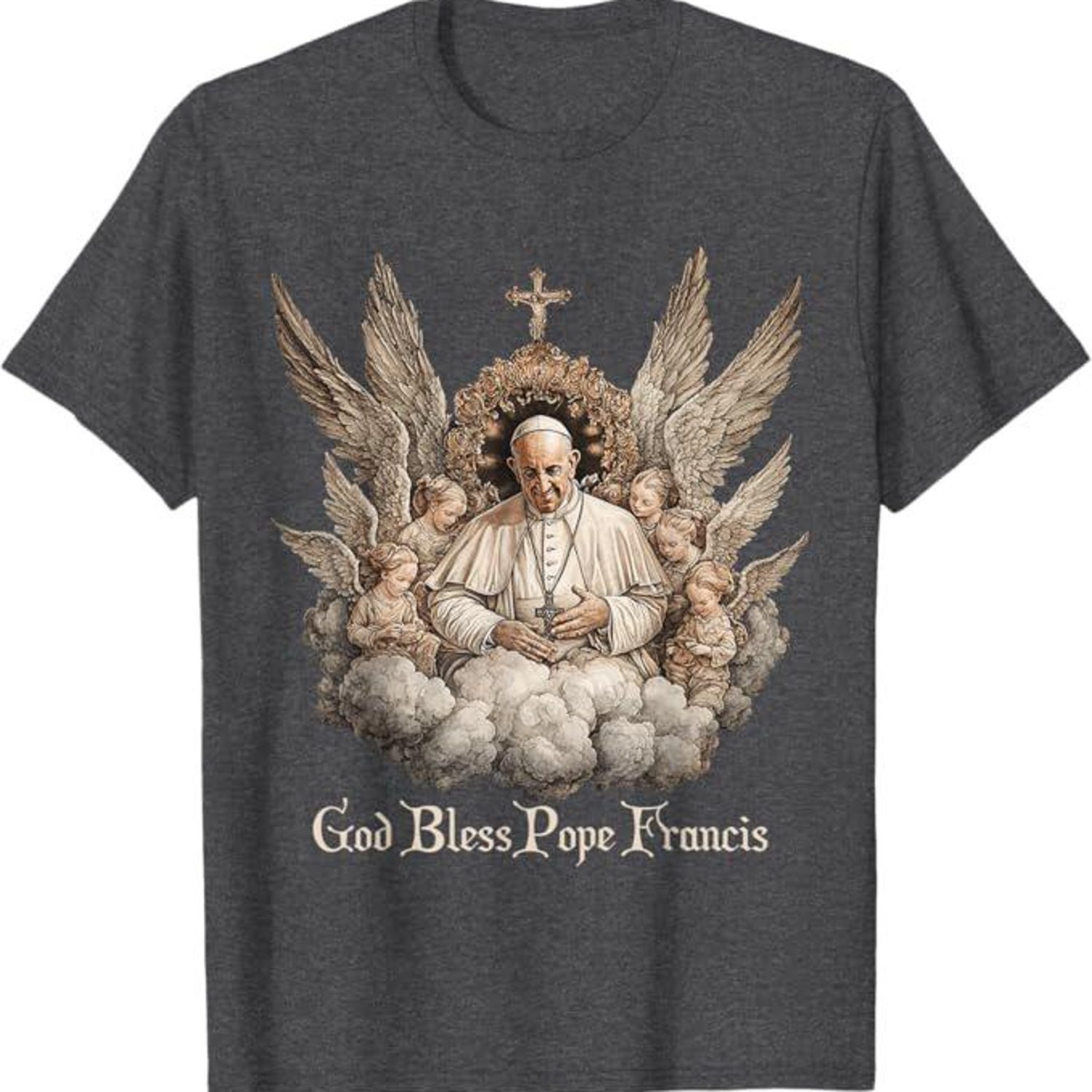 Thank You Father Pope Francis shirt, Memorial Tribute Tee 1936-2025, Catholic Christian Gift, Vatican Angel, RIP Pope Francis shirt