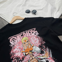 2 sided "Pink Doflamingo - One Piece" T Shirt