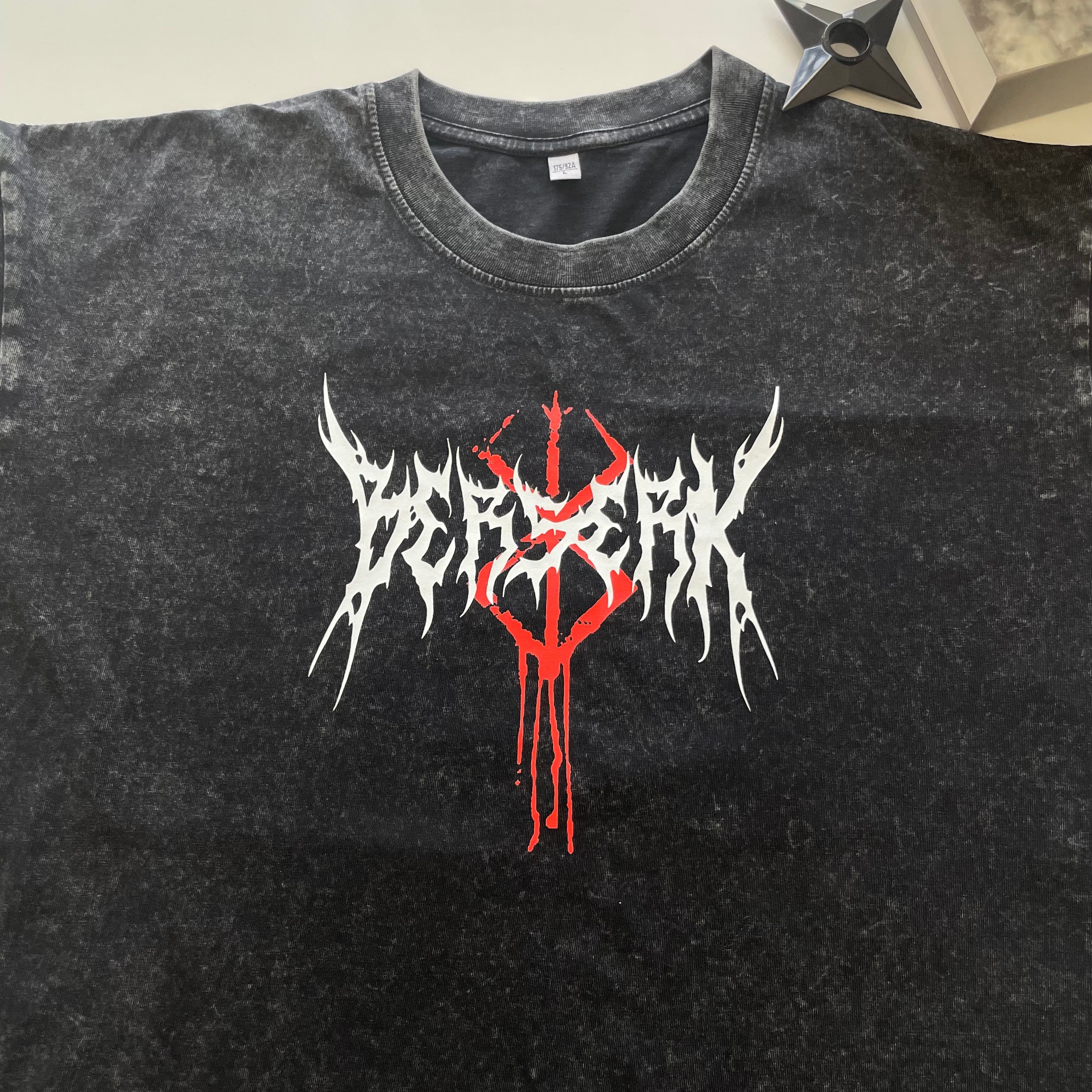 "Berserk Guts Anime Aesthetic " Vintage Oversize T Shirt