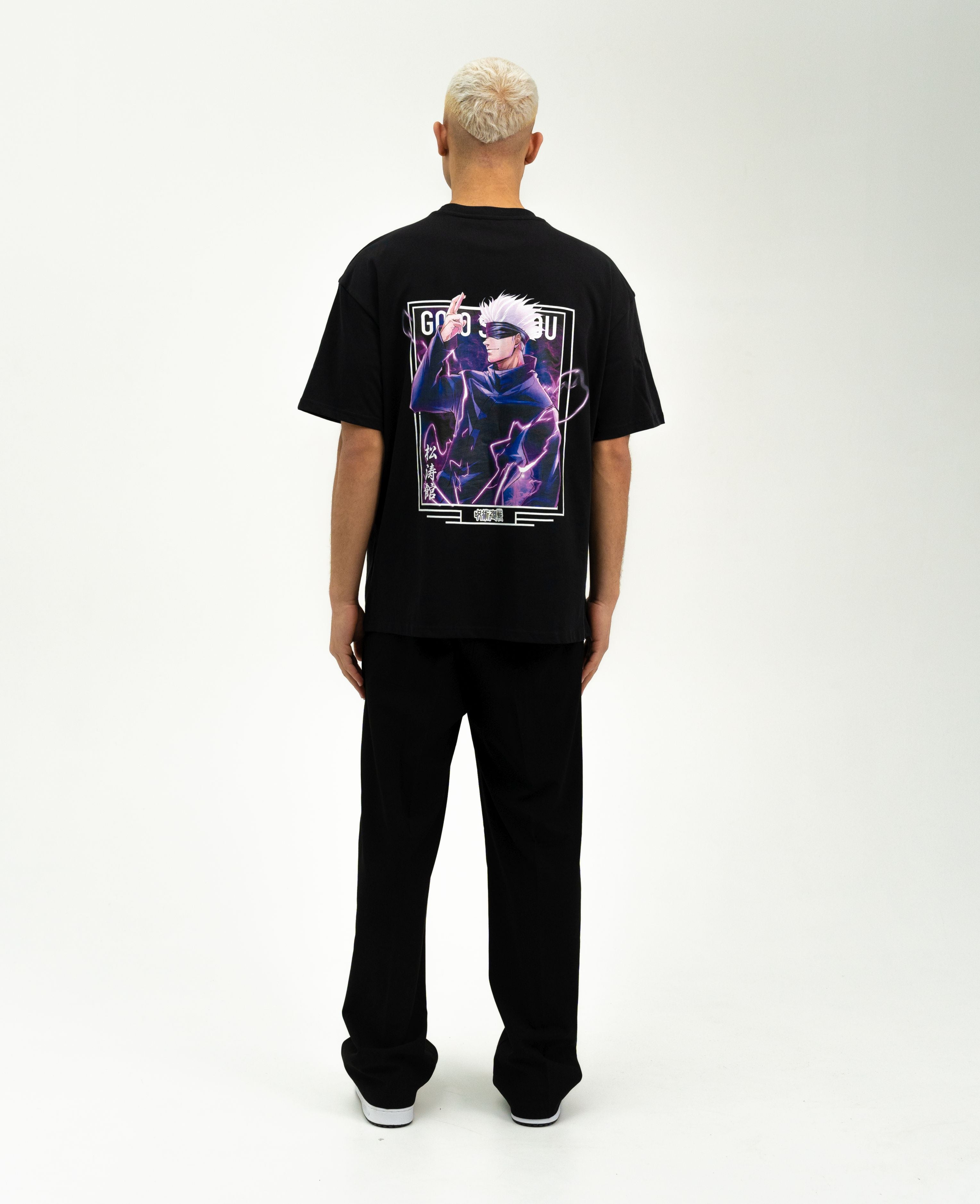 "Satoru Gojo X Purple Lightning - Jujutsu Kaisen" Oversize T-Shirt