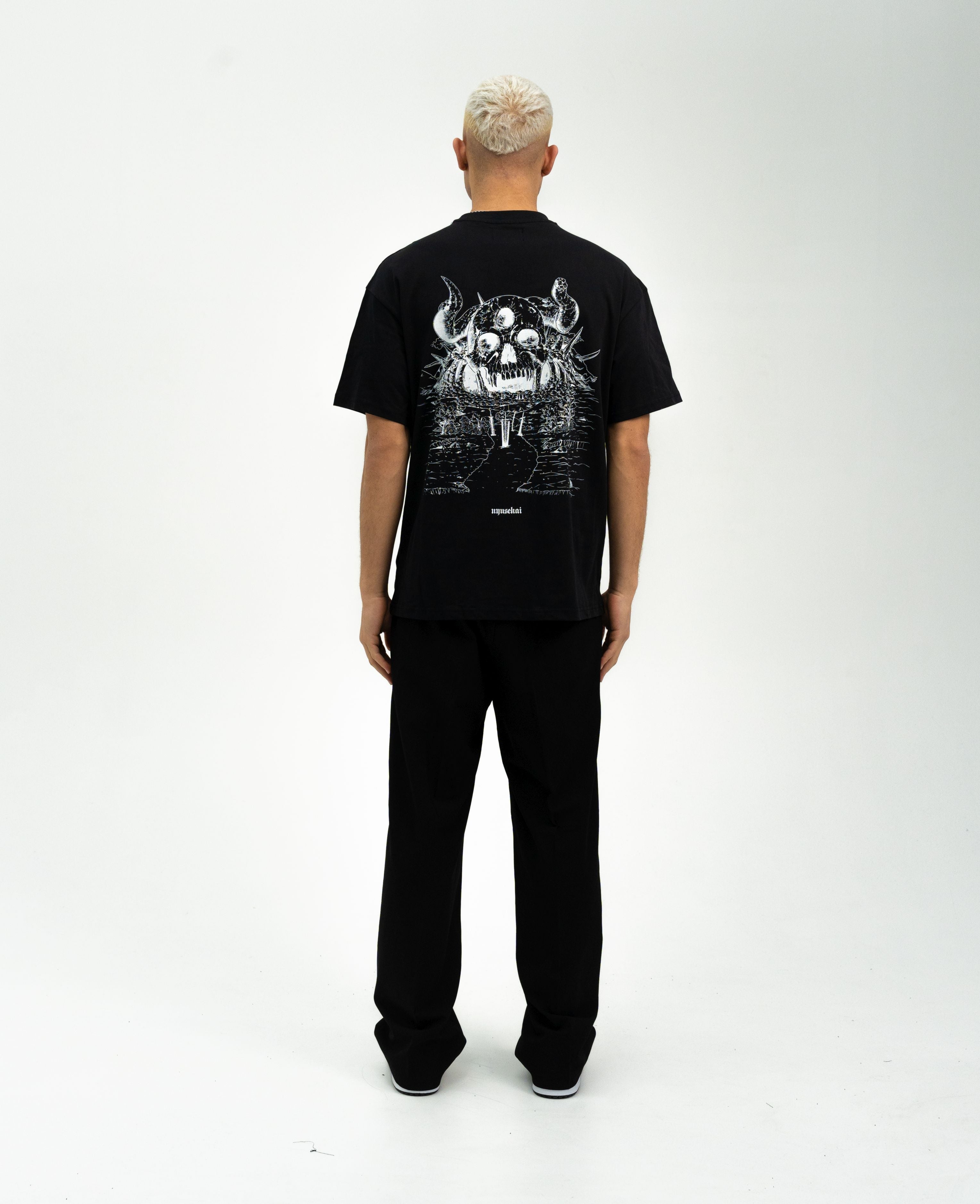 "Demon Skull - Black Clover" Oversized T-Shirt