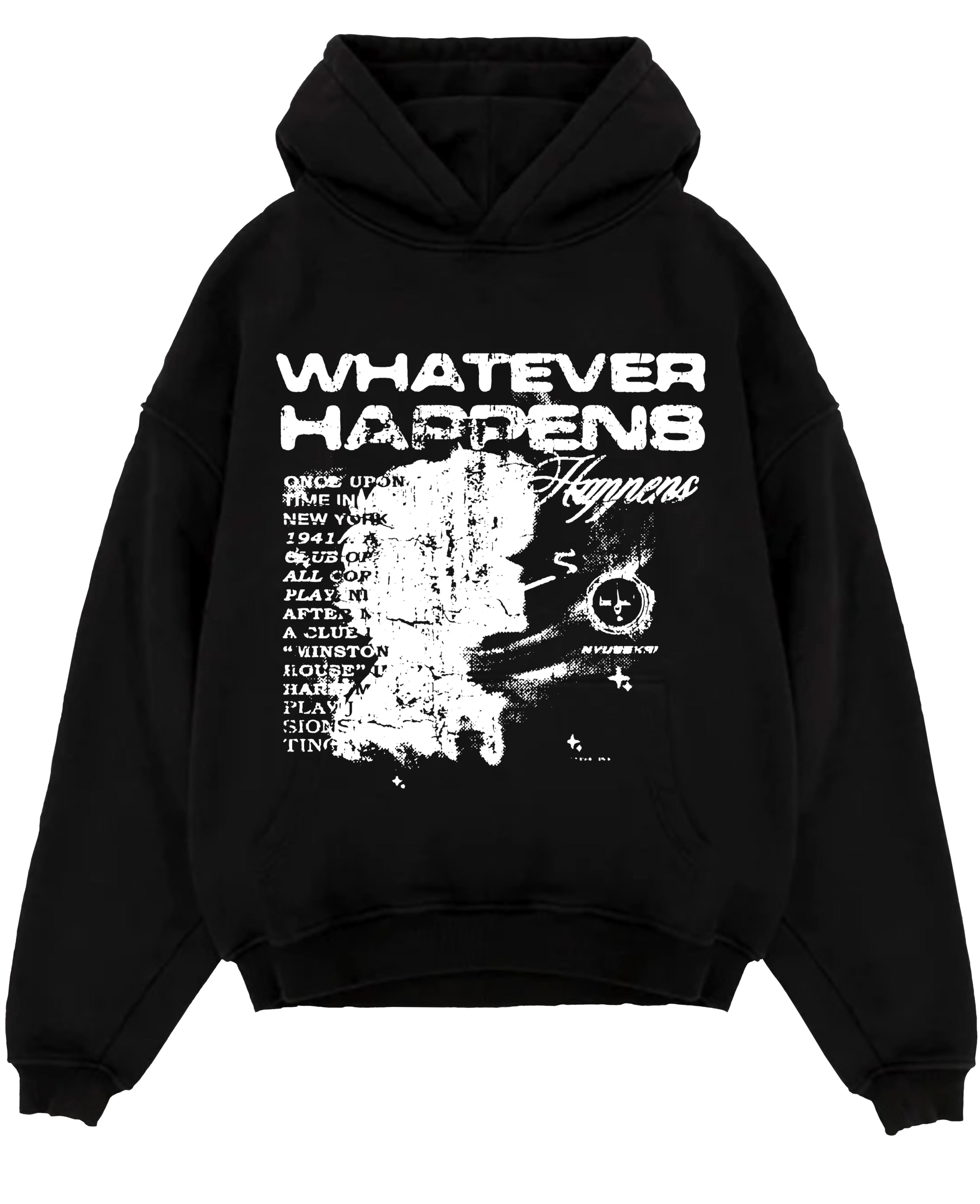 "WHATEVER HAPPENS - Cowboy Bebop" Hoodie