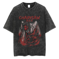 Nysekai "Red Devil" Vintage Oversized T Shirt