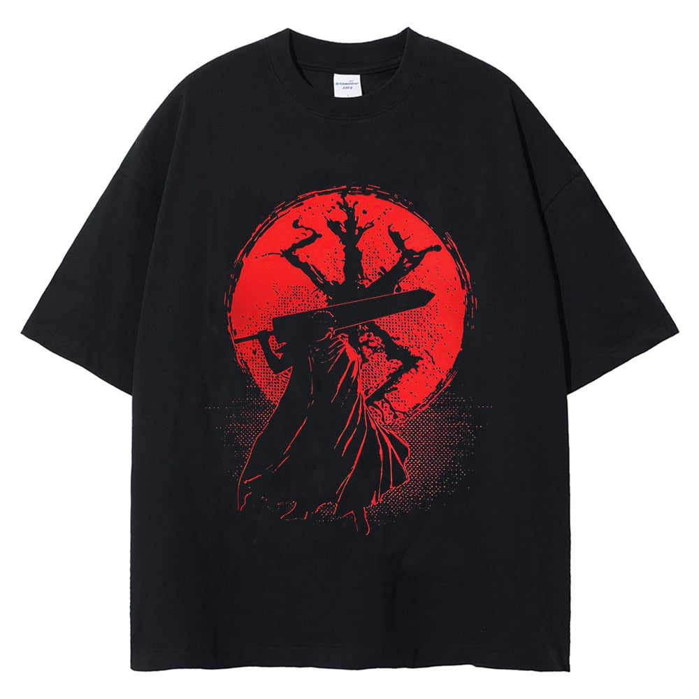 Nysekai "Blood Moon" Vintage Oversized T Shirt