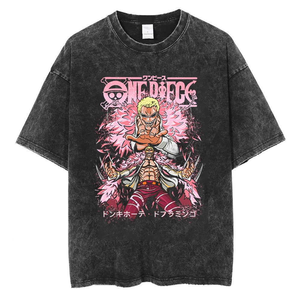 Nysekai "Doflamingo" Vintage Oversized T Shirt