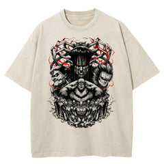 Nysekai "Titan Wrath" Vintage Oversized T Shirt