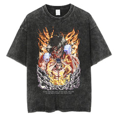 Nysekai "Berserk Titan" Vintage Oversized T Shirt