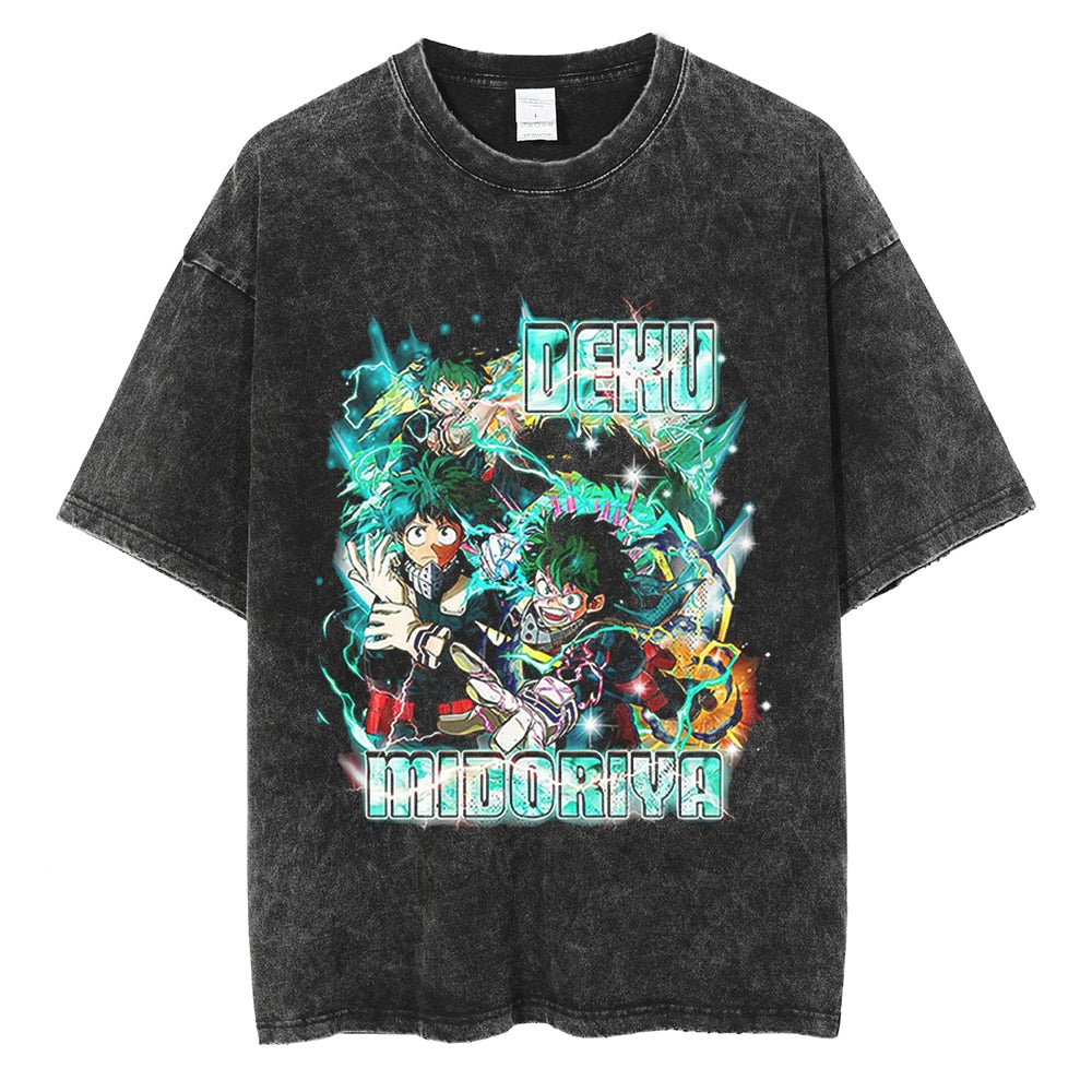 Nysekai "Deku V3" Vintage Oversized T Shirt