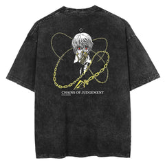 Nysekai "Kurapika" 2-Sided Vintage Oversized T Shirt