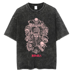 Nysekai "Nine Titans" Vintage Oversized T Shirt