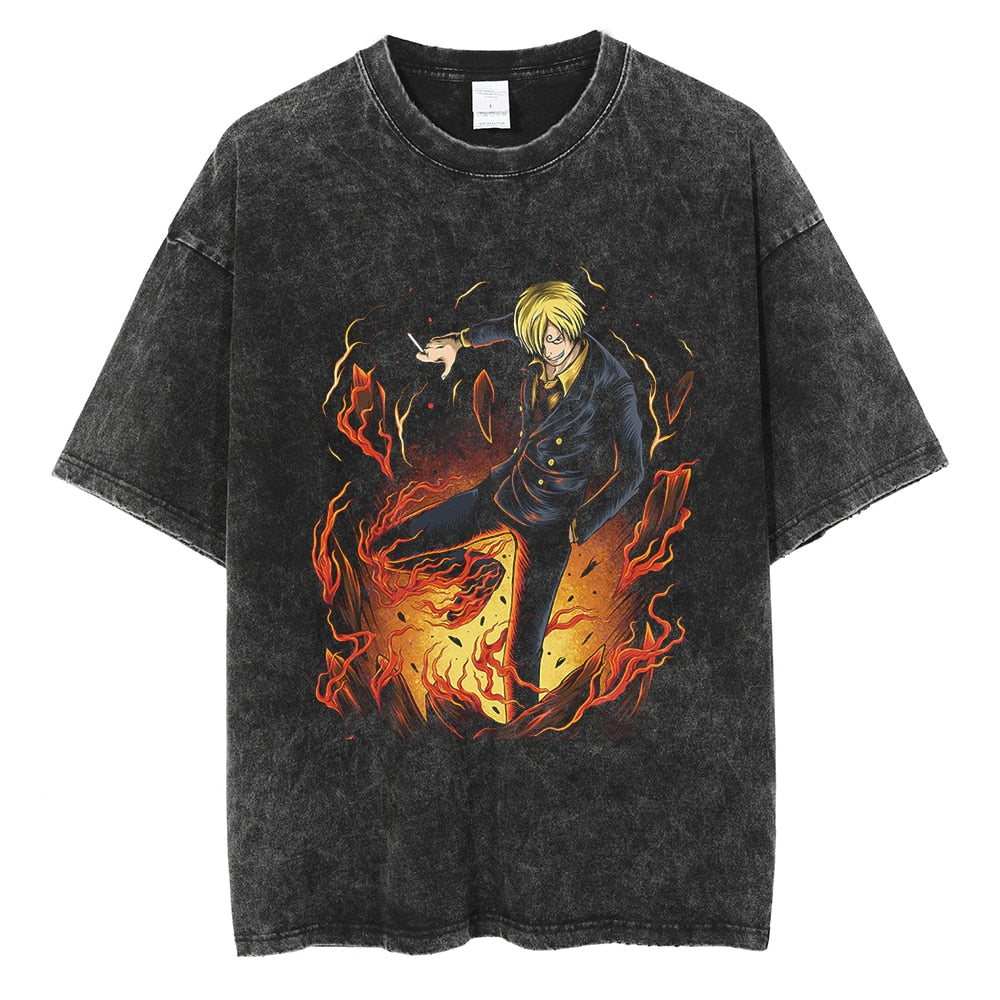 Nysekai "Sanji" Vintage Oversized T Shirt