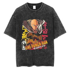 Nysekai "Saitama V3" Vintage Oversized T Shirt