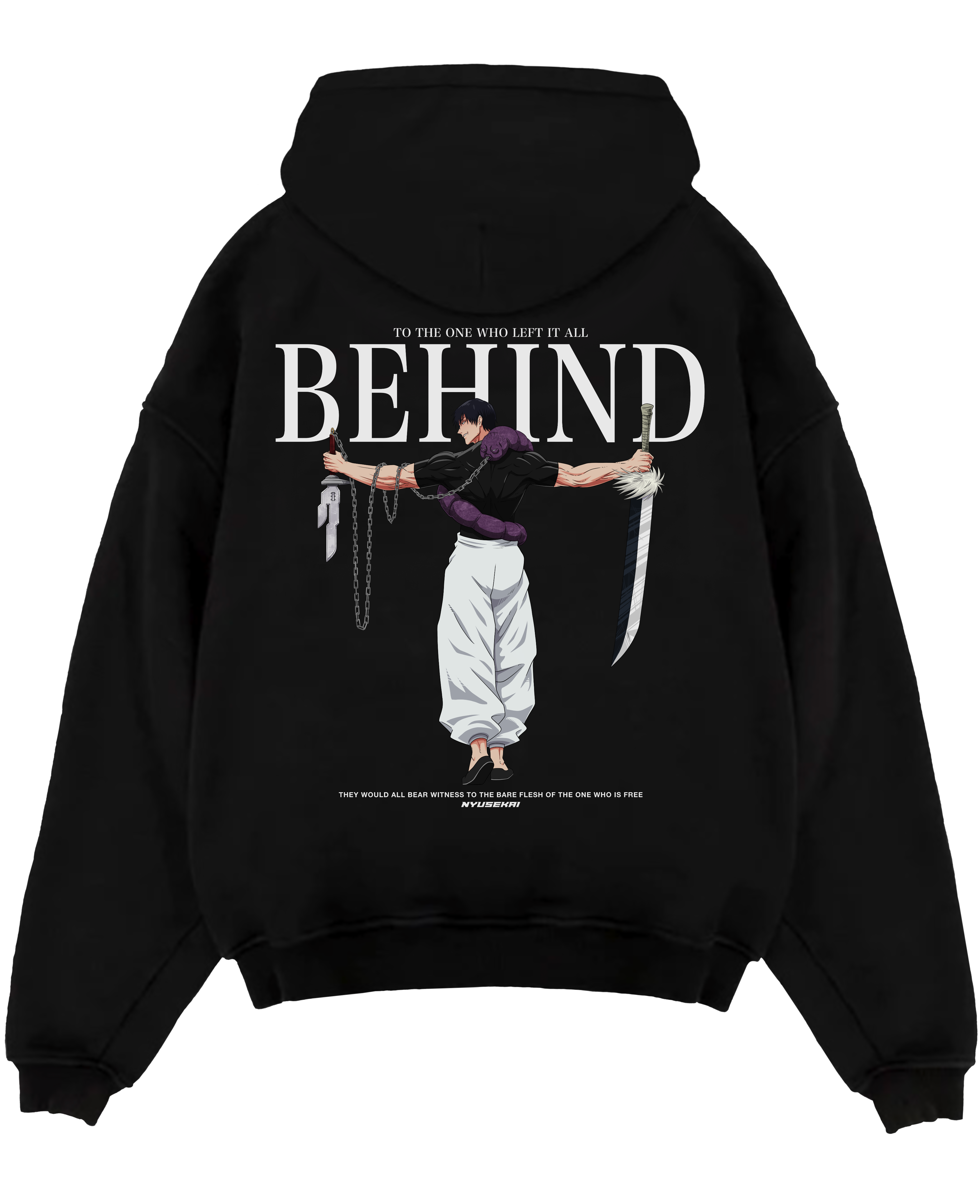 "Toji X The one who left it all behind - Jujutsu Kaisen" Hoodie