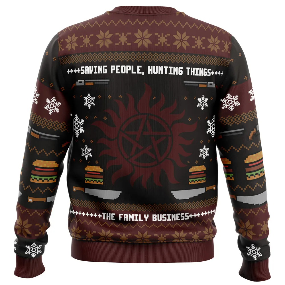 Winchester Christmas Supernatural Ugly Christmas Sweater