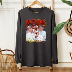 Bootleg Pope Francis Shirt, Papal Fan Gift, Catholic Apparel, Religious Sweatshirt, Pope Francis Merch, Faith T-shirt