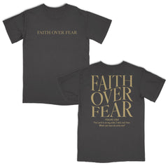 2 sided Faith Over Fear Christian T-Shirt Bible Verse, Aesthetic Christian Shirts, Jesus Tee, Church Shirt, Trendy Tshirt, Religious Faith Shirt