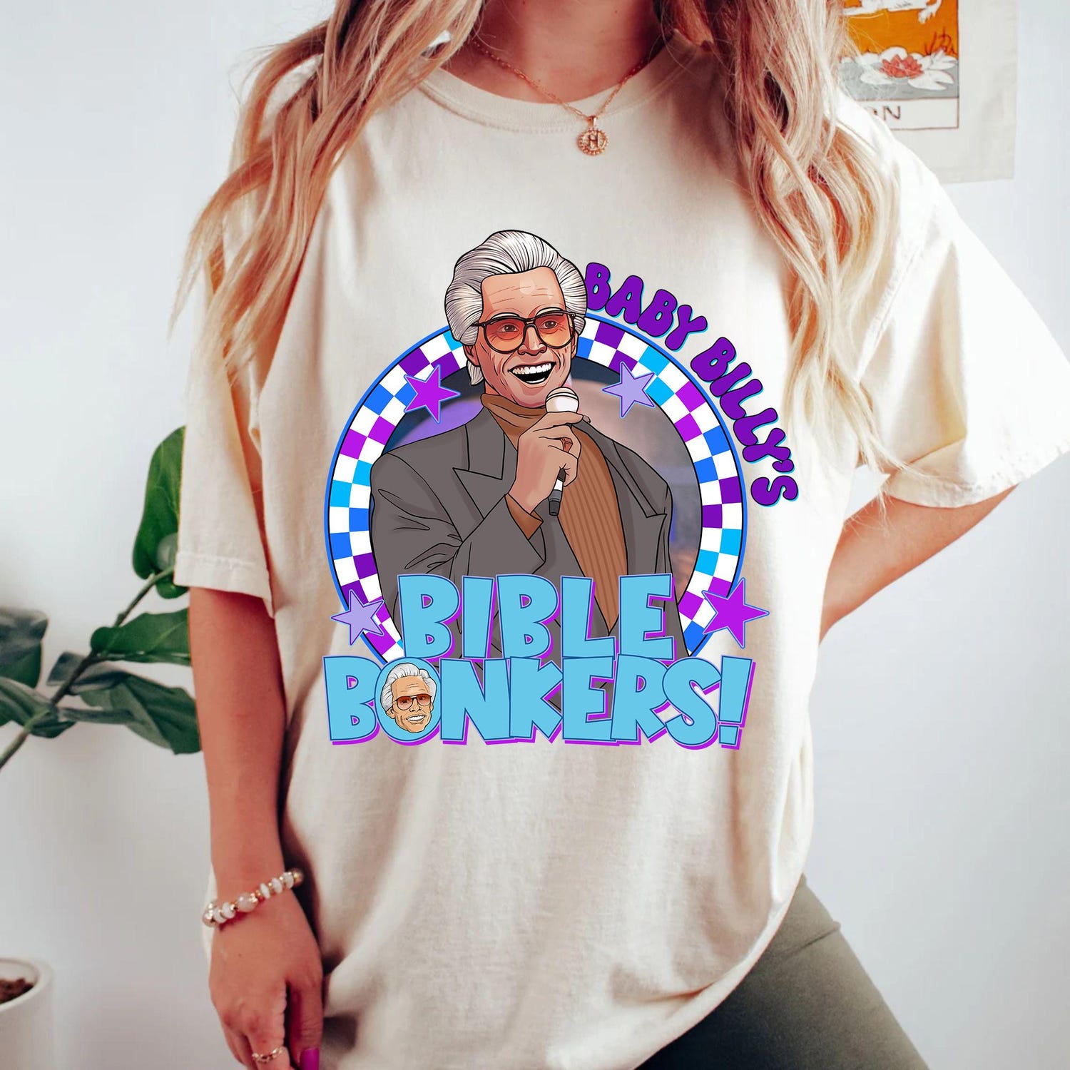 Bible Bonkers Shirt, Uncle Baby Billy Comfort Color Shirt, The Righteous Gemstones Movie, Misbehavin Tour Unisex Sweatshirt, Gift For Fan