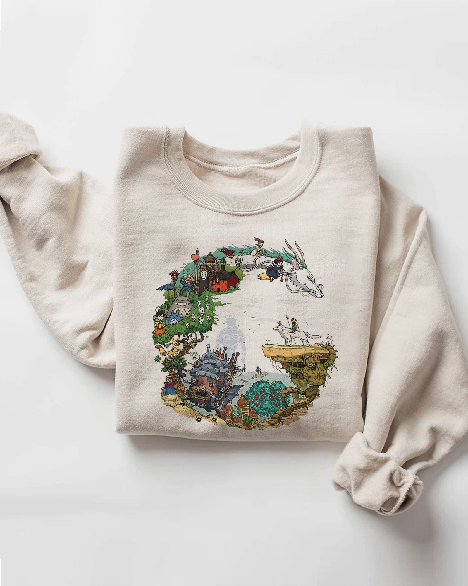 a sweater with a picture of a cartoon character on it