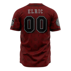 Alchemists Elric Fullmetal Alchemist Baseball Jersey