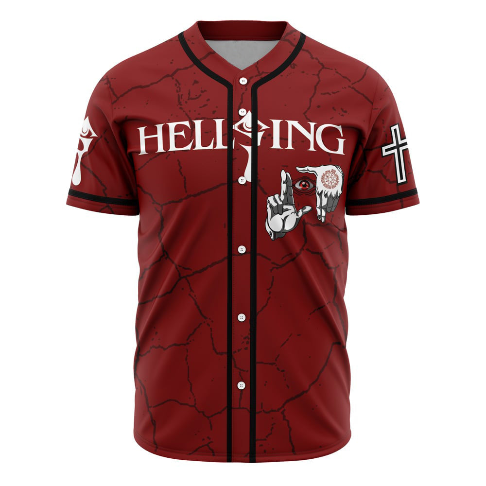 Alucard Eyes V2 Hellsing Baseball Jersey