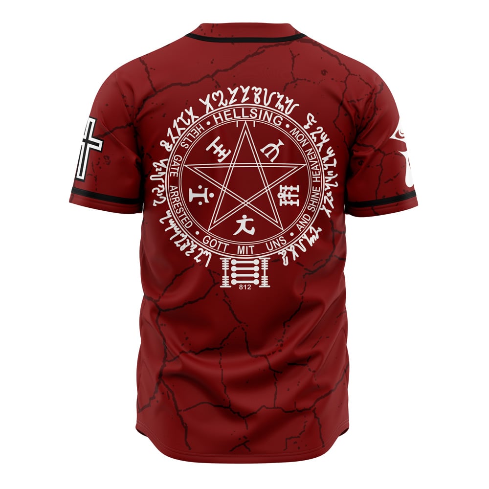 Alucard Eyes V2 Hellsing Baseball Jersey