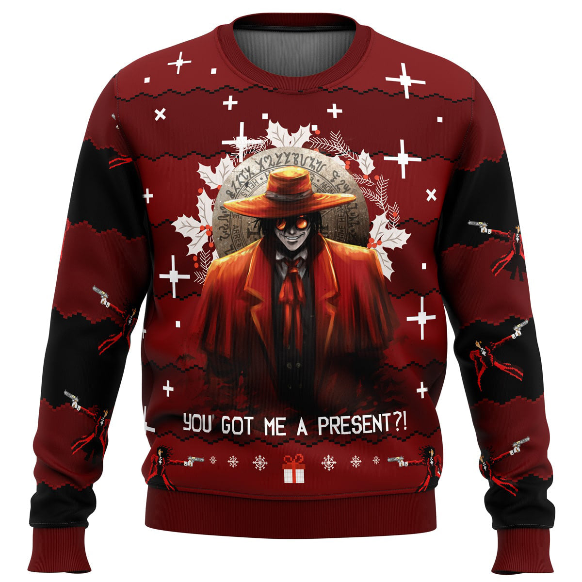 Alucard Hellsing Ugly Christmas Sweater