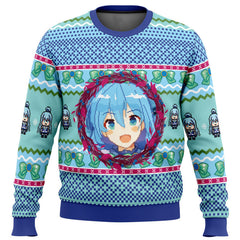 Aqua KonoSuba Ugly Christmas Sweater