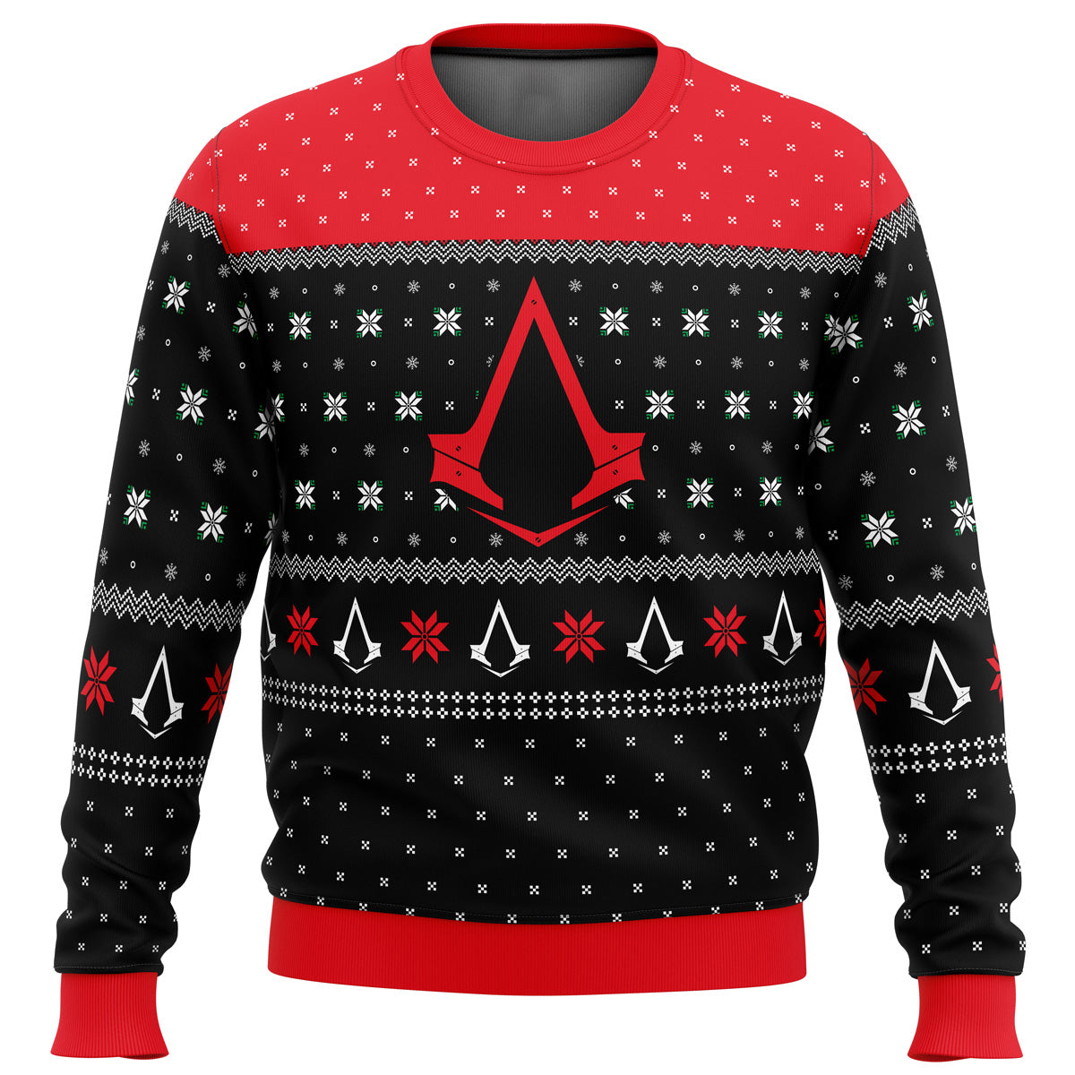 Assassins Creed Assassin Insignia Symbol Ugly Christmas Sweater