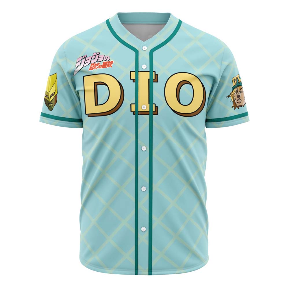 Auratic Dio Jojo's Bizarre Adventure Baseball Jersey