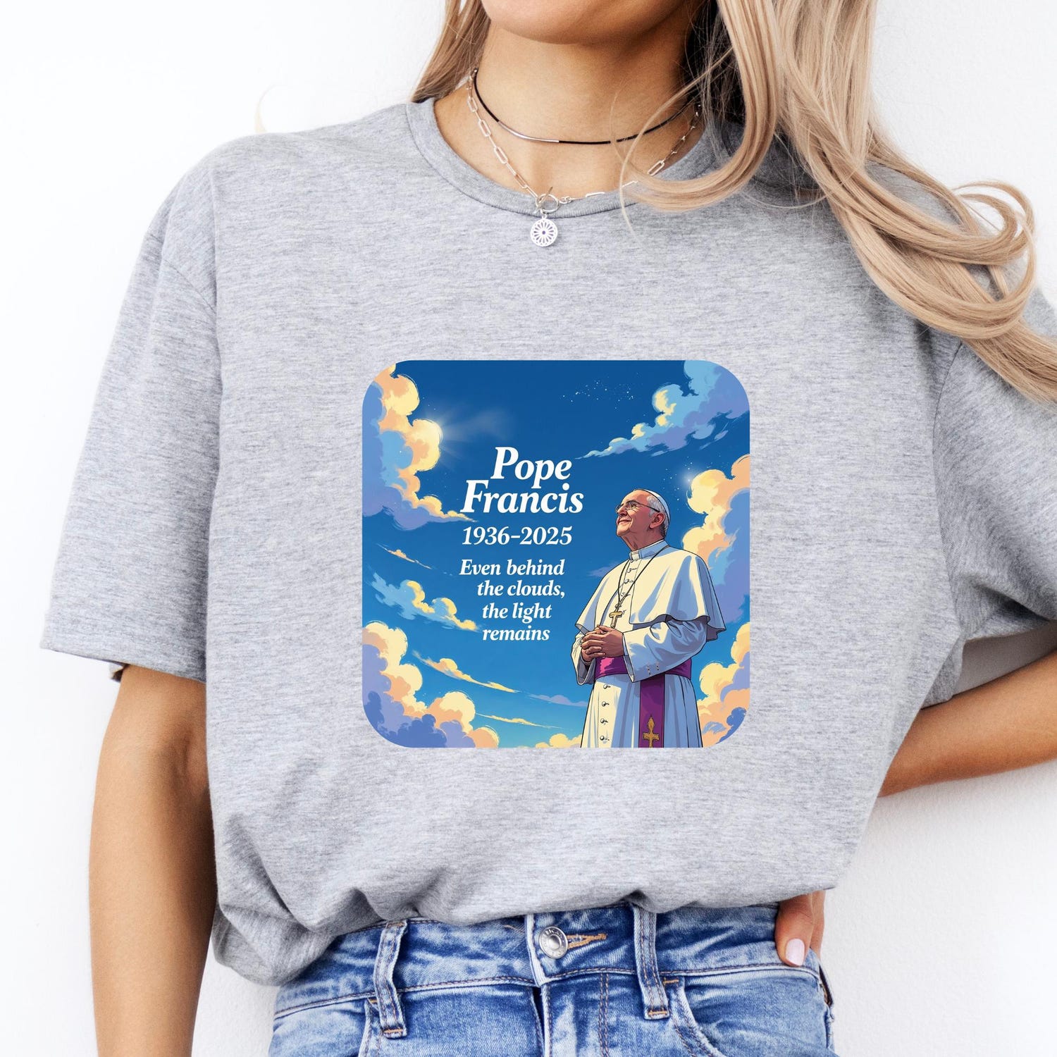Pope Francis T-shirt, Catholic Sweatshirt, Faithful Catholic Apparel, Religious Quote Shirt, Inspirational Catholic ,Vatican Pope Francis