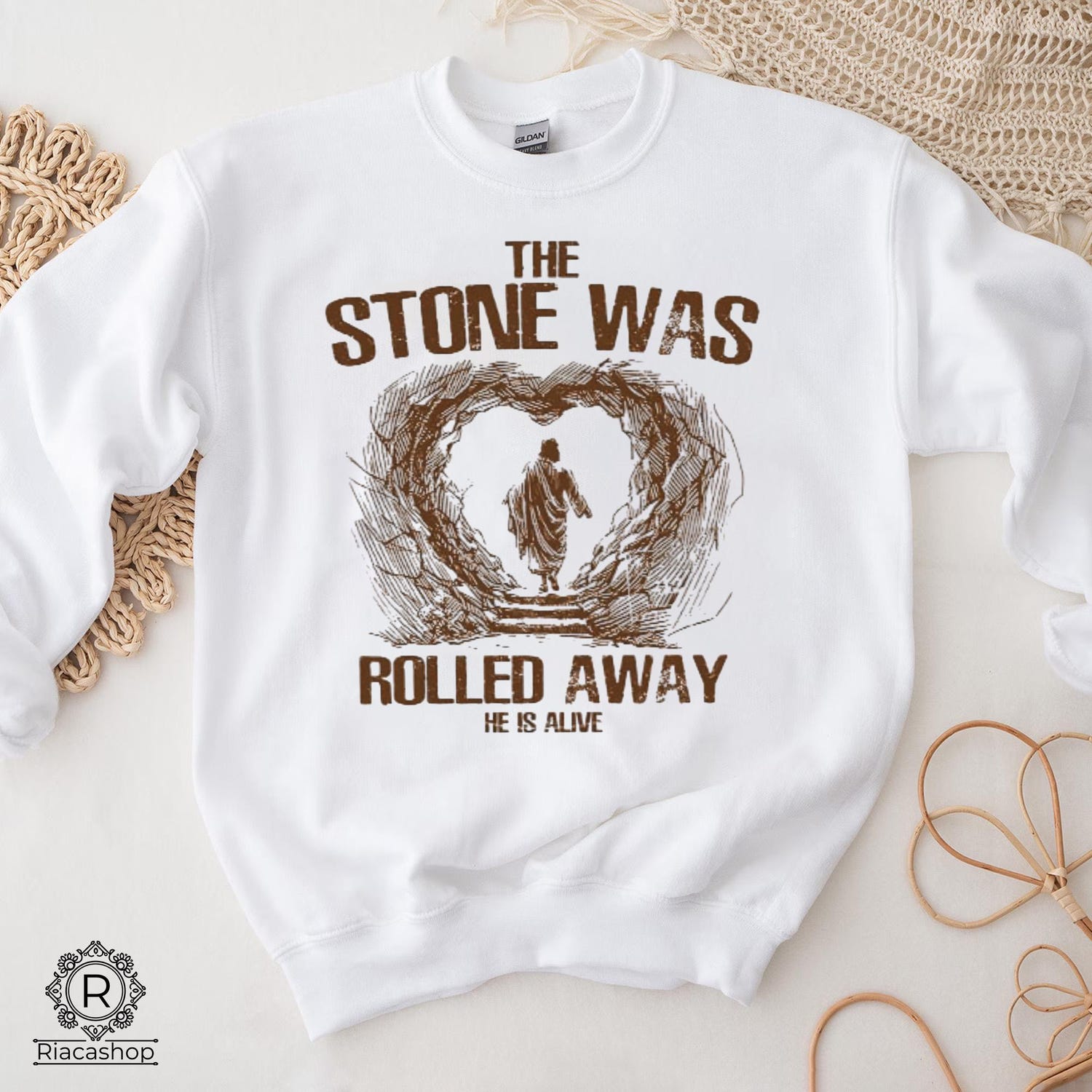 The Stone Was Rolled Away Shirt, He is Risen Rolling Stones Tee, Tomb Rolled Away, Jesus Saves Tee, Jesus Christian Shirt, Bible Verse Shirt