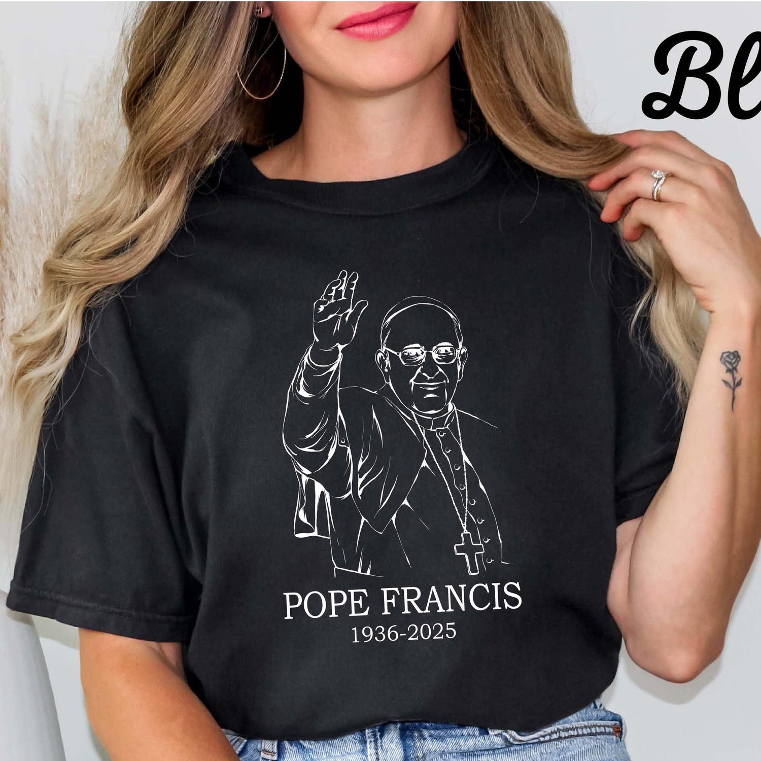 Comfort Colors� RIP Pope Francis Shirt, Pray For Pope Francis, Memorial Tribute 1936-2025, Vatican Catholic Shirt, Religious Christian Shirt