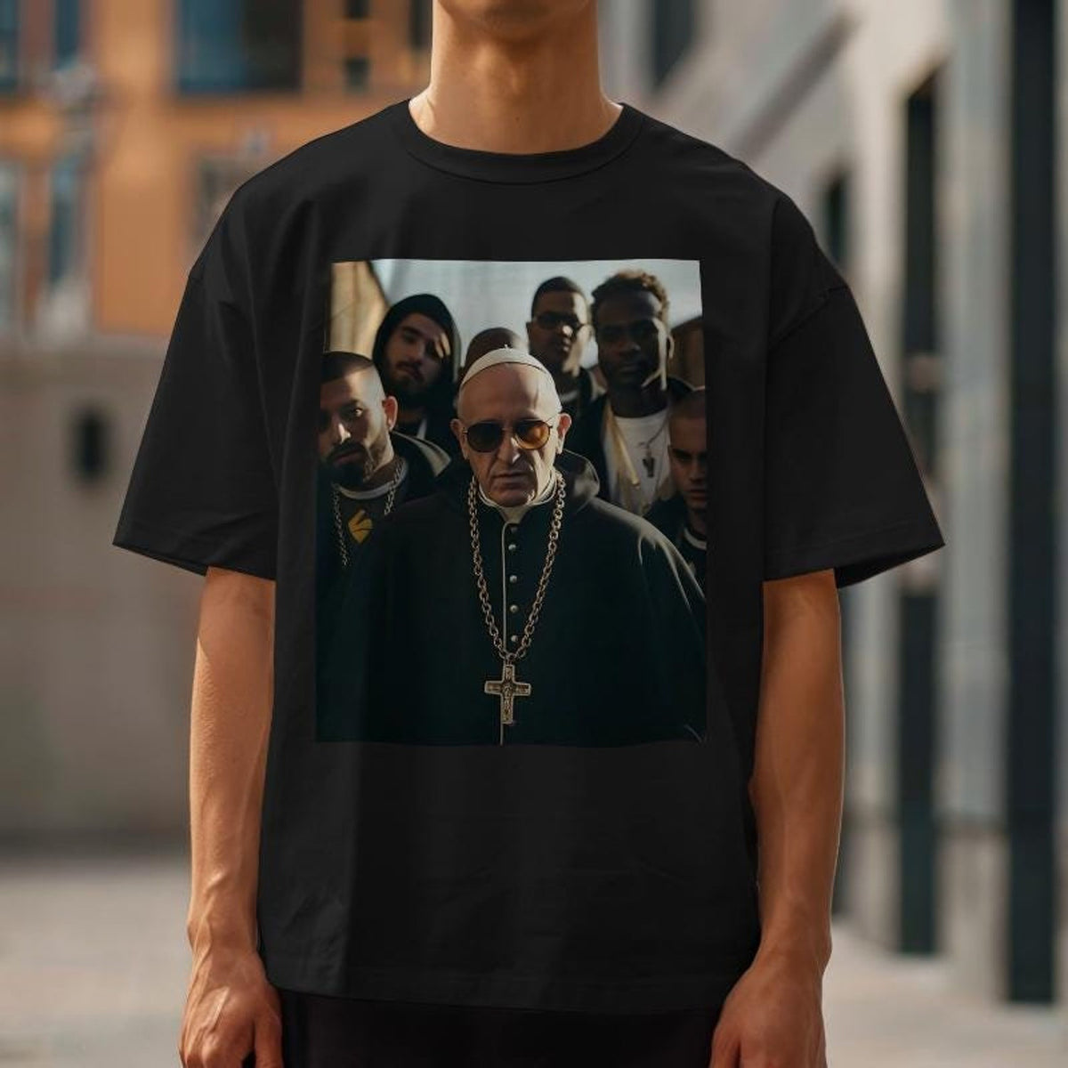 Pope Francis T-shirt, Vatican Catholic Vicar of Christ Cool Saintwave Tee Humorous Joke Funny Inappropriate Silly Meme Trendy Unisex T-shirt