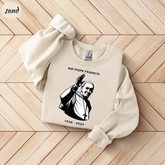 Rip Pope Francis Sweatshirt, Pray For Pope Francis Shirt, Memorial Papa Tee, Rip Pope Francis Shirt, Pope Francis Tee, 1936�2025 Tribute